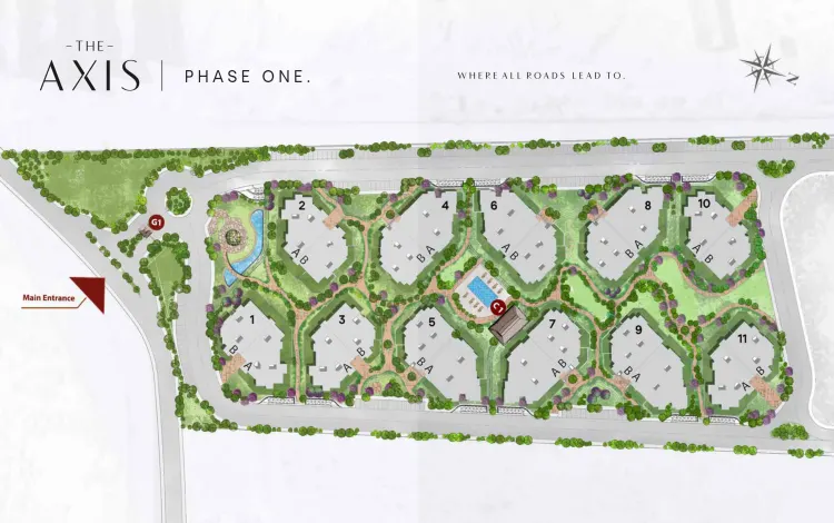 The Axis Compound The Axis 6 October master plan