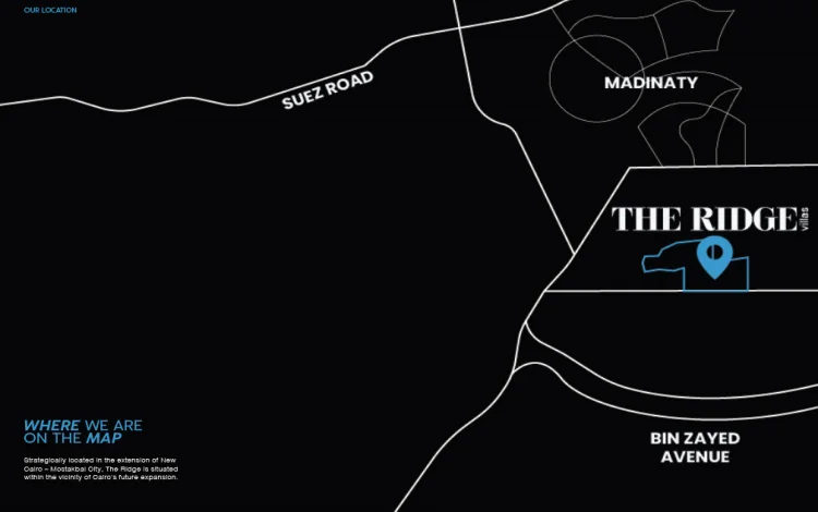 the ridge sabbour The Ridge Mostakbal City location